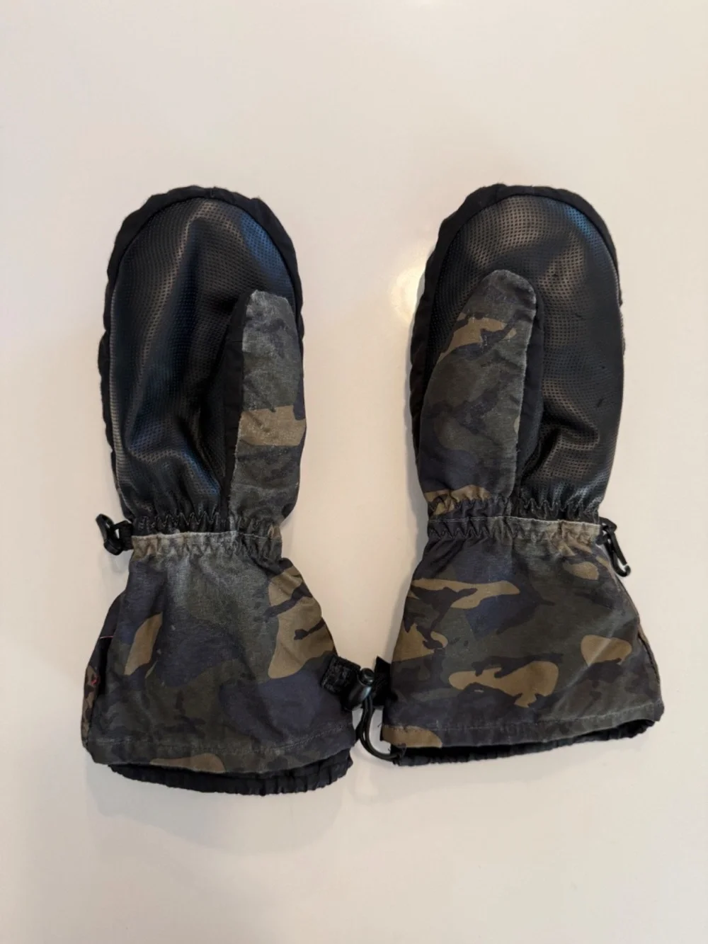Dakine Kids XL 10-12 Camo Ski Snowboard Mittens Snow Gloves